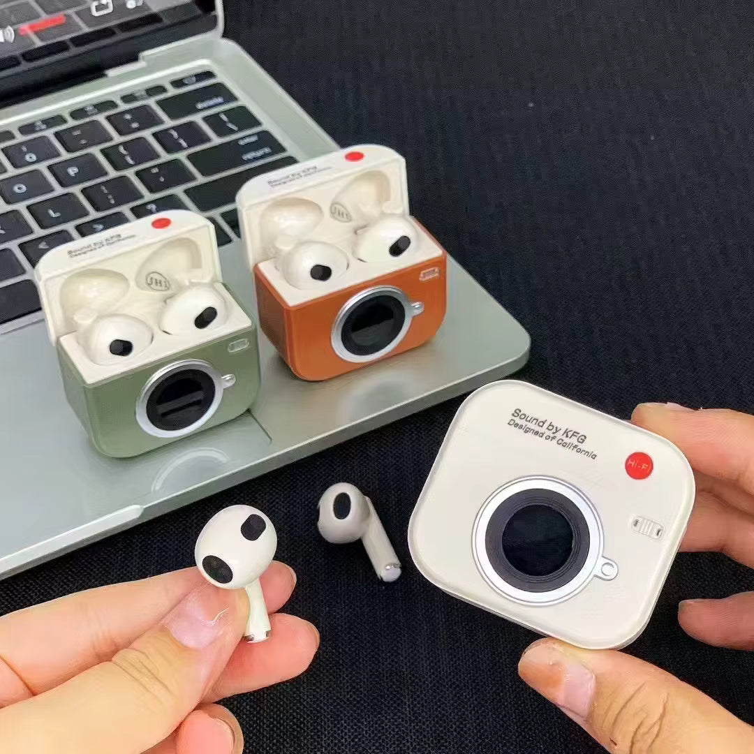 Écouteurs Bluetooth sans fil à LED semi-intra-auriculaires