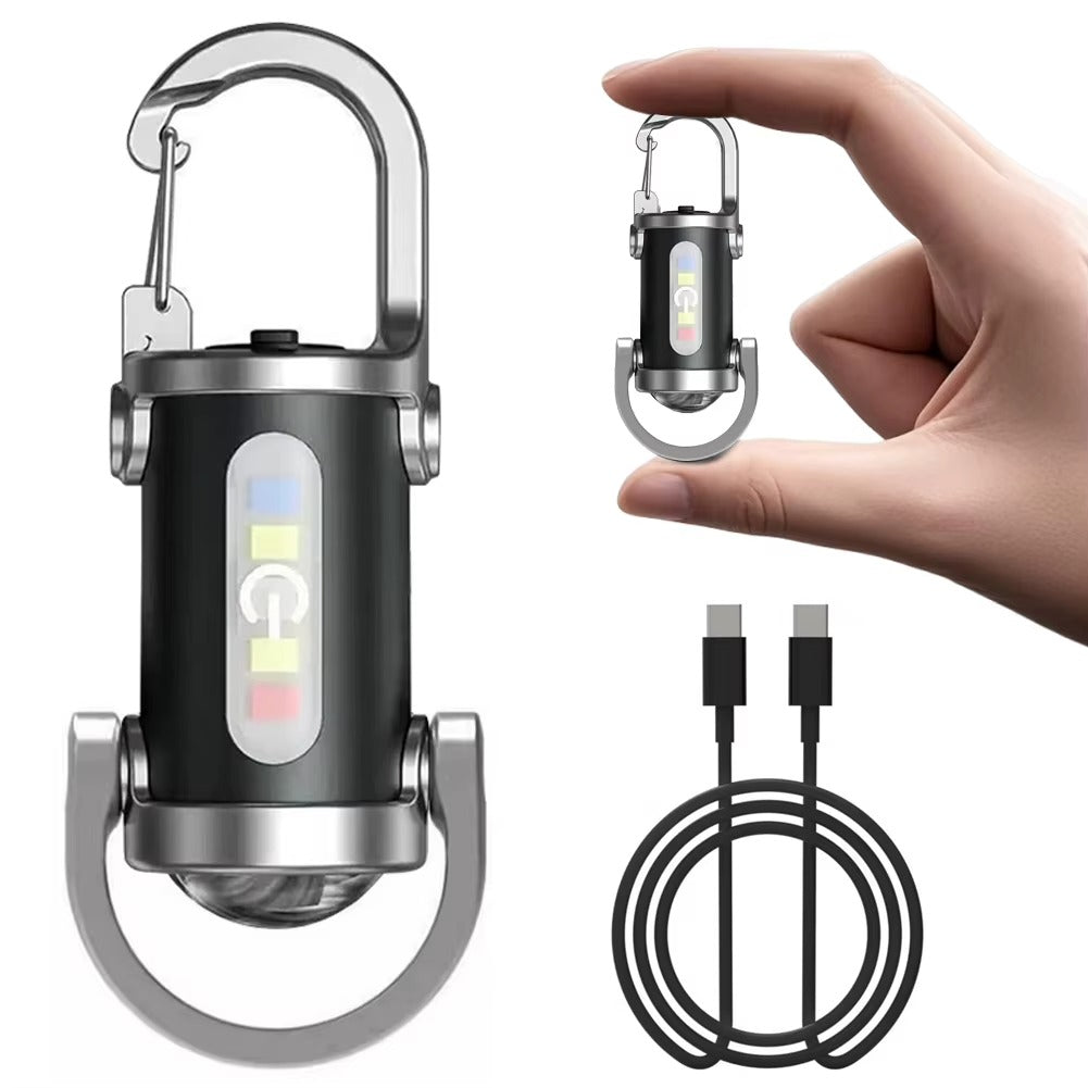 Powerbank Porte-clés Lampe LED Rechargeable