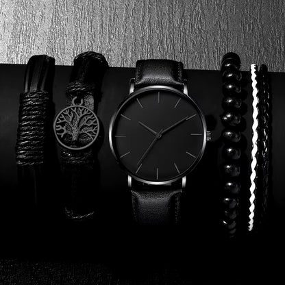 Montre Homme DIJANES + 4 Bracelets Cuir