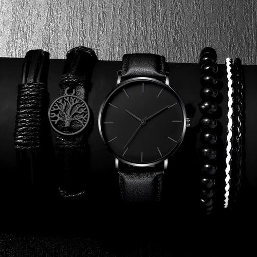Montre Homme DIJANES + 4 Bracelets Cuir