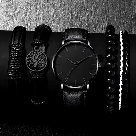 Montre Homme DIJANES + 4 Bracelets Cuir