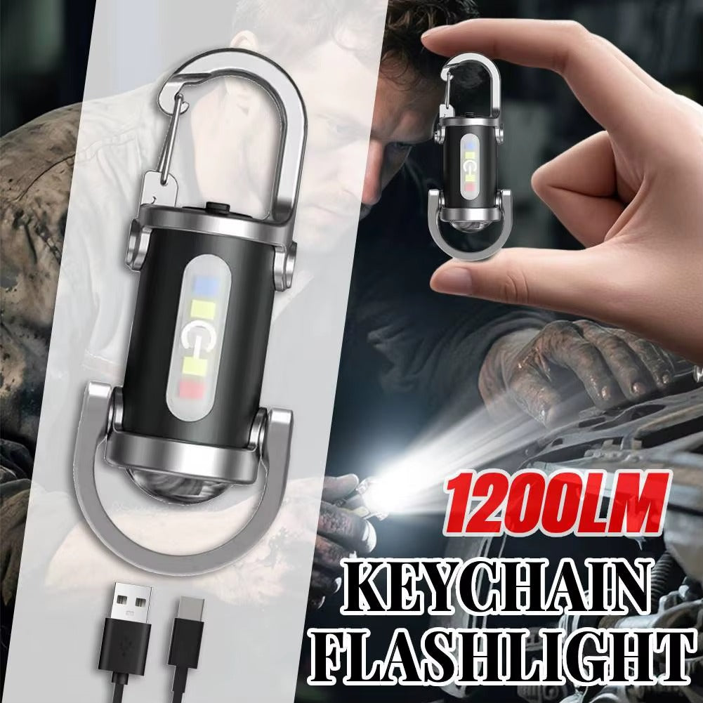 Powerbank Porte-clés Lampe LED Rechargeable